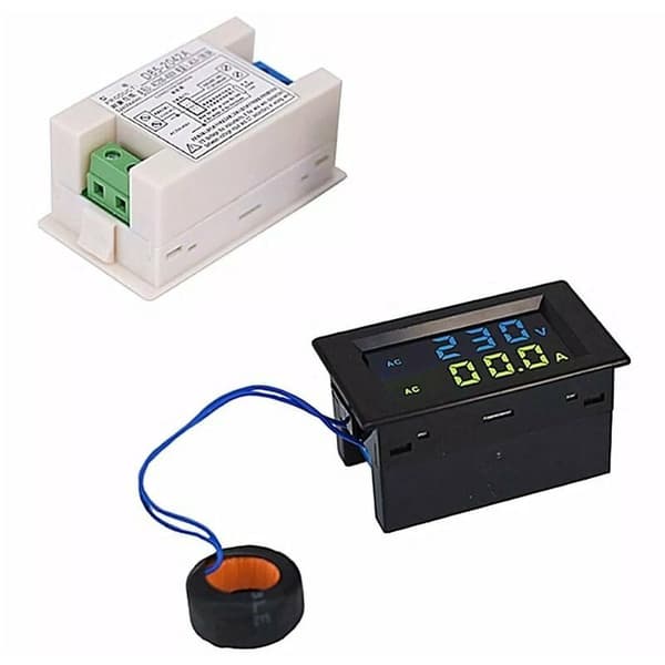 Dobbelt Amperemeter LCD Voltmeter, Ac80-500V\" D85-2042A, AC Digital Volt