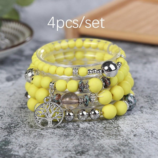 Armbånd - Fint smykke Naturinspireret Livets Træ Armbåndssæt til alle årstider