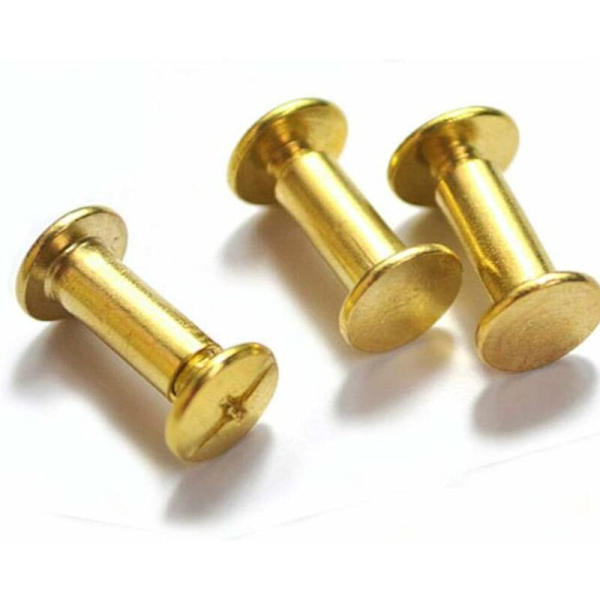 Rund skaft metallfeste skruer spiker stolper nagle knapp solid B