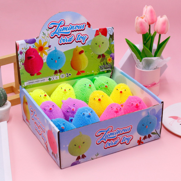 12-pack kläm- och formbar stressboll stressavlastande fidget neon