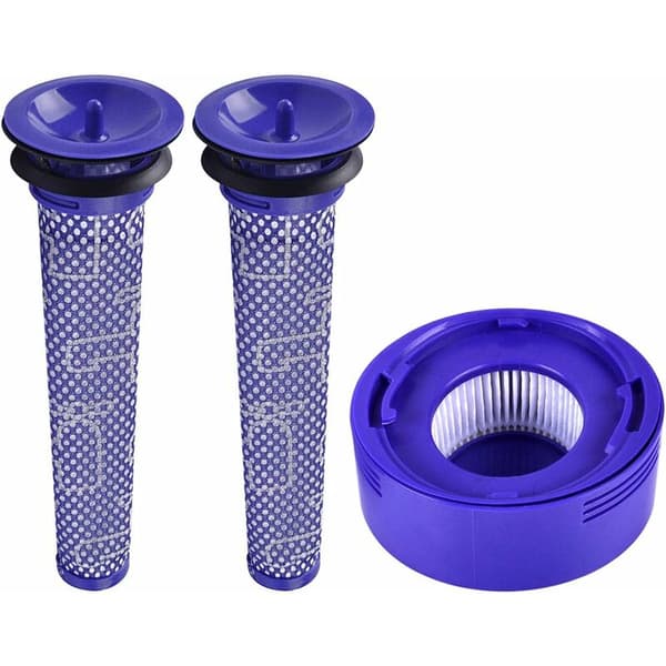 3-pak for- og eftermotorfilter til Dyson V8 og V7 trådløs støvsuger