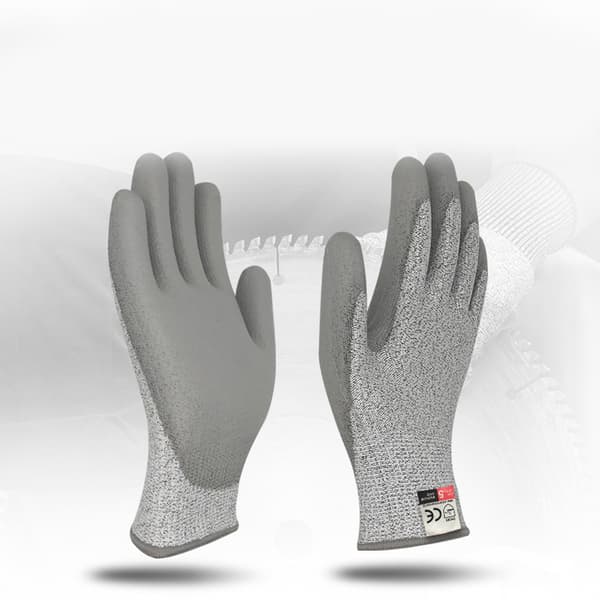 Et par kuttresistente hansker (L-22,5 cm), nivå 5 kuttresistente hansker