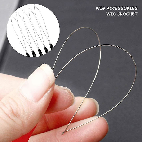 Hår Extensions Loop Needle Threader, Hår Extensions Verktyg, Micro