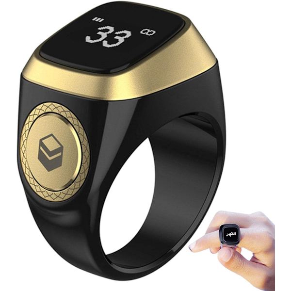 Smart Ring för män - Islamisk ringräknare bönepåminnelse - 5 bönetider