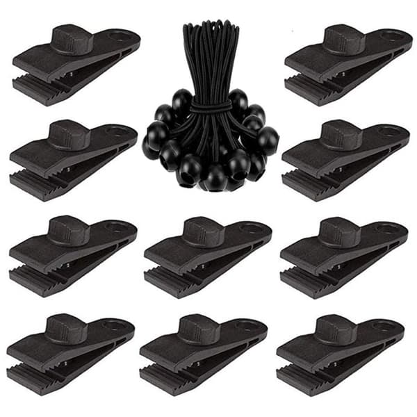 10 stk presenning clips markise clips elastik ledning elastik ledning til telte