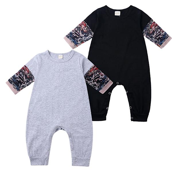 Barnkläder Amazon nyfödd långärmad tatuering onesie