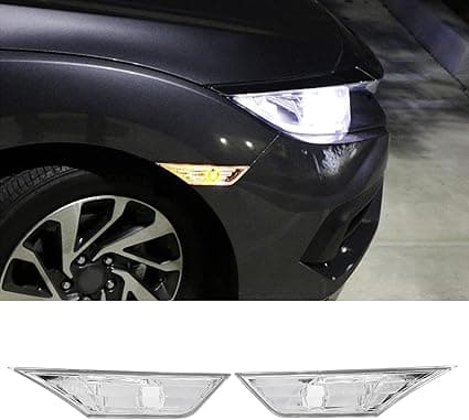 Par af sidemarkeringslys PC rav LED sideblinklys med LED Bu