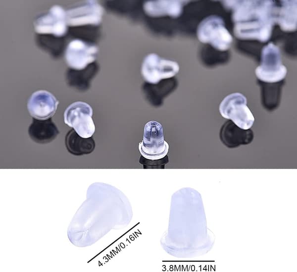 Set med 100 ørepropper for barnevogn 4mm primer