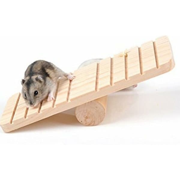 Trägunga för Hamster Gunga Spel Små Djur Leksaker Mus Gerbil Gunga