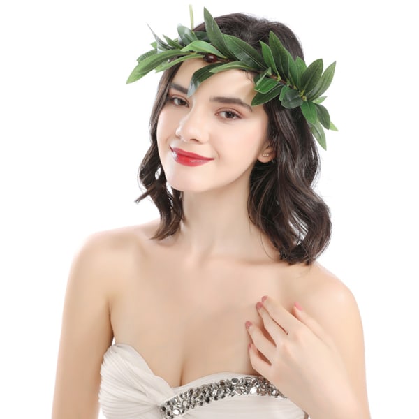 1pc Lady Crown Headdress Fake Garland Bridal Headdress Photo Head