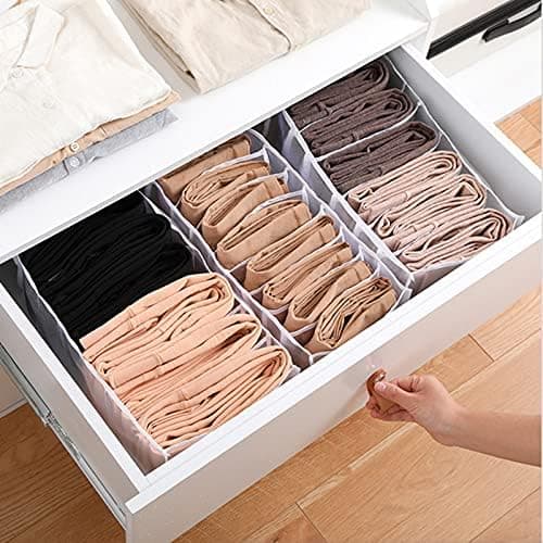Underkläder Förvaringslåda, Multi-Grid Mesh Låda Typ Organizer Byxa