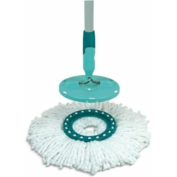 Pakke med 2 Clean Twist Disc Mop-erstatningshoveder, ideel til fliser