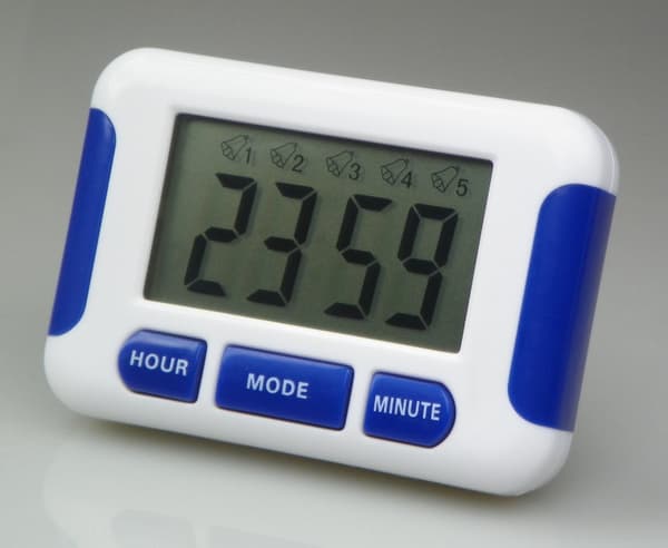 Timer, Multi-Medikament Påminnelse Alarm, Opptil 8 Daglige Alarmer og
