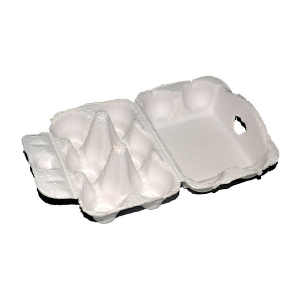 Äggkartong, Stapelbar Äggkartong av Pappersmassa, Äggbricka för Förvaring i Kylskåp Kök Återförsäljare Frakt, 10 Stycken, 10.5x7.5x6cm