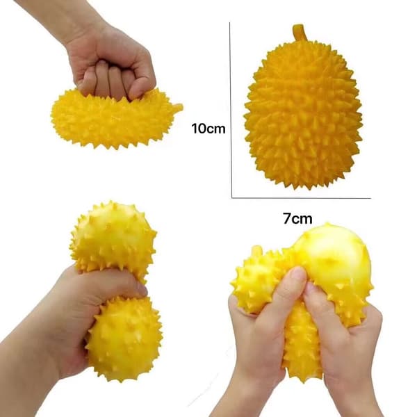 Simulering Durian Dekompression Leksak, Anti-Stress Leksak Elastisk Bra
