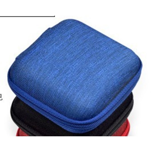 Kabelorganisatör för hörlurar, plånbok, mini-USB-hörlurar, väska för hårddisk i tyg (4 stycken)