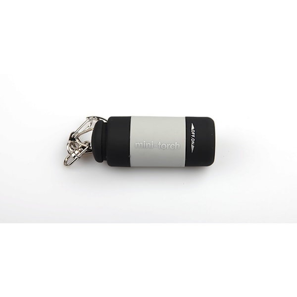 LED Mini Lommelygter, Super Lysstærk Lommelygte med Krog, Bedste Tac Lommelygte til Børn, USB-opladning, Natlæsning, Strømafbrydelser, Camping (2 Pak, Gul, Grå)