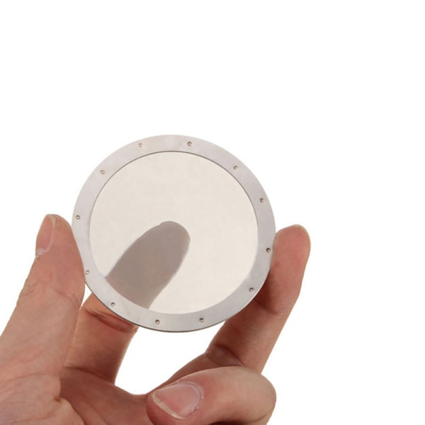 Genanvendelig kaffefilter i rustfrit stål, 61 mm Espressosi, 4 stk., 2 typer