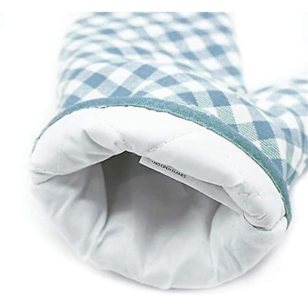 1 Pari Paksua Uunin Käsineitä Lämmönkestäviä Uunin Käsineitä Liukumattomat Puuvilla Uunit