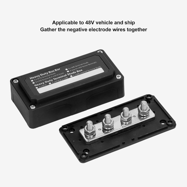 48V 300A DC -väylän liitinterminaali, väyläkotelo, virranjakelu