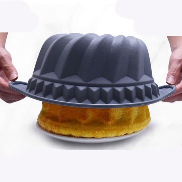 11\" Silikon Bundtkakeform, Non-stick Puddingform, Stor Mousseform