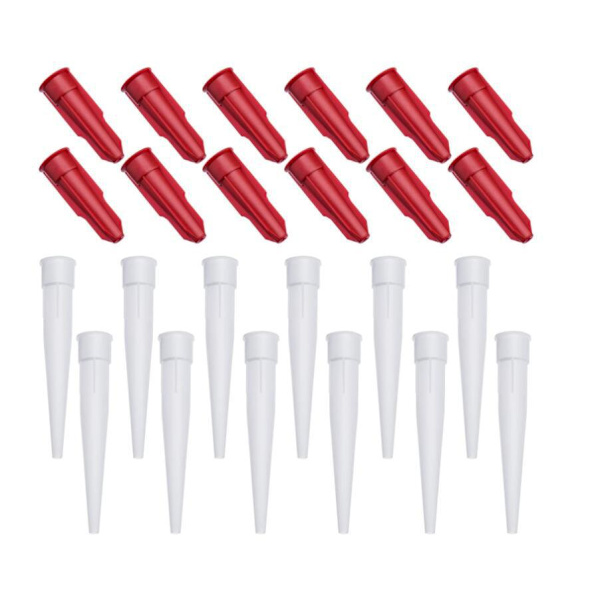 24-pack, delar fogtätning munstyckslock kit silikonersättning