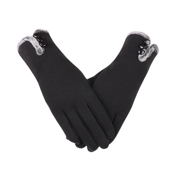 3/6 Par Kvinders Handsker Vinter Touch Screen Tekstning Handsker til Kvinder Fleece Foret Tykke Varme Handsker