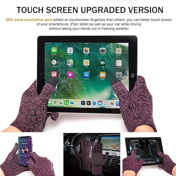 Vinterhandsker til mænd og kvinder - Opgraderet touch screen til koldt vejr