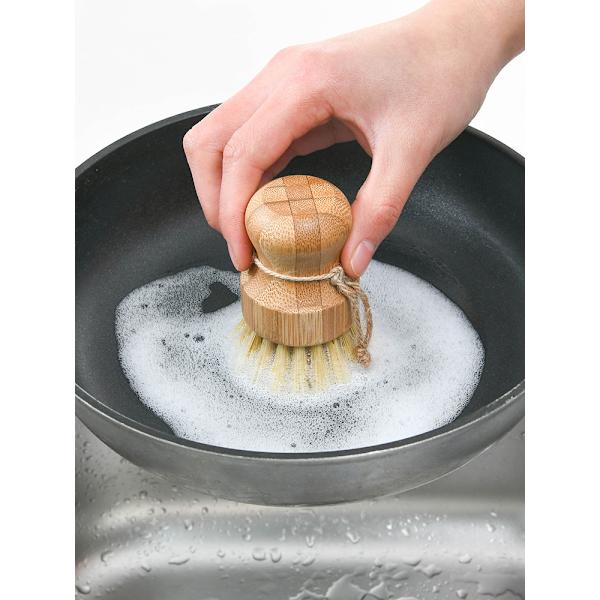 Bambuastiat pesuharjat Kitchen Wooden Cleaning Scrubbers S