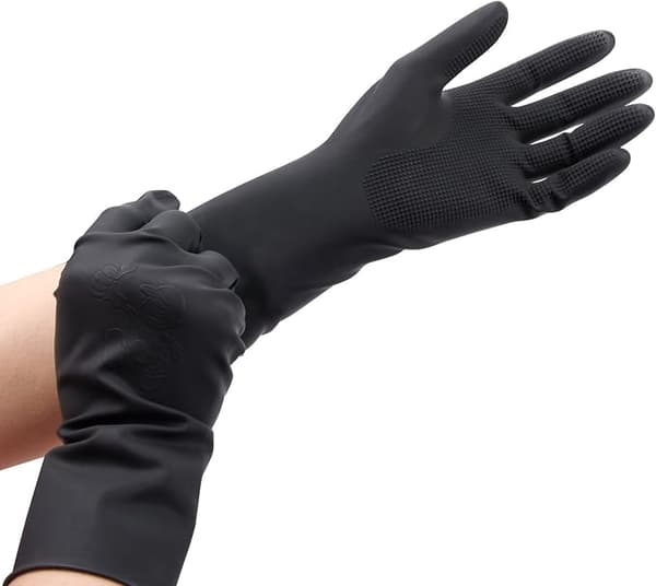 Hår Farve Handsker, Sort Genanvendelige Salon Hår Farvning Latex Handsker,