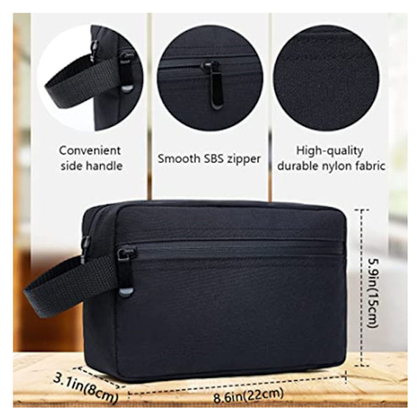 Reise Toalettveske for Menn Kvinner Kosmetikk Necessaire Etui Vanntette