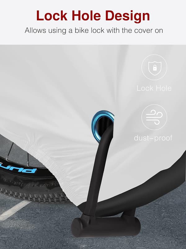 1 stk. 200*85*110cm sølv cykelbetræk med medium sort kant, Ou
