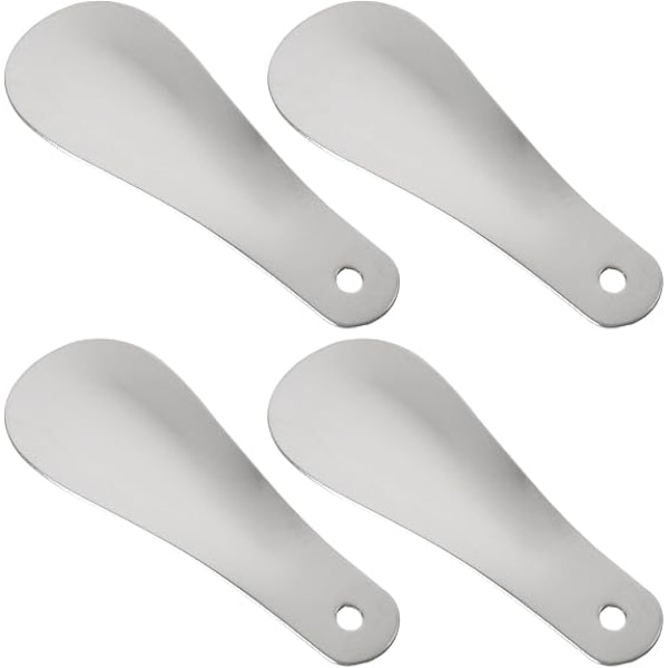 Skohorn, Skohorn i rustfritt stål, 10CM/3.9in Skohorn for barn, Metallskohorn - Liten størrelse - Lett å bære, for reise
