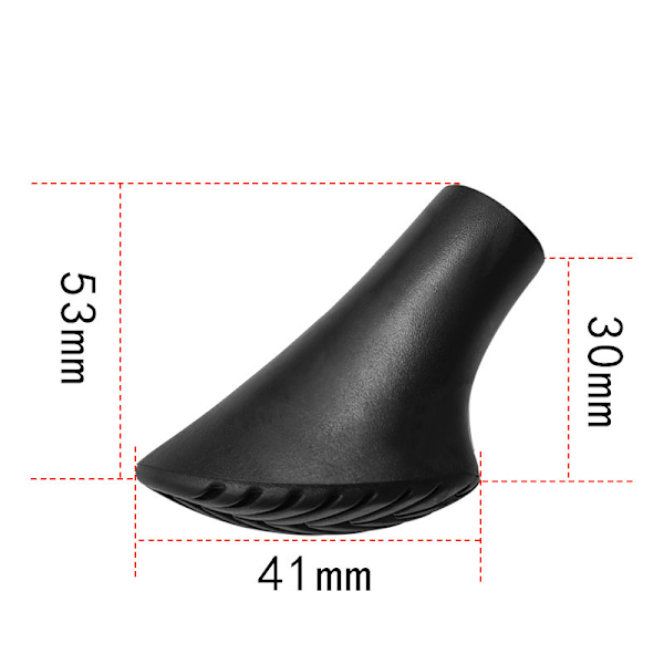 12 st Styrkappslar för Stavar - PVC-Skydd för Alla Stavar med 11 mm Diameter
