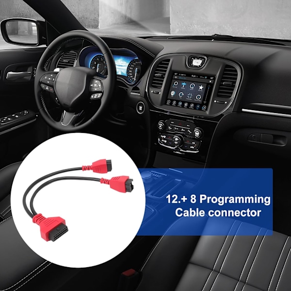 OBD2-adapterkabel med 12+8 programmering MSCHRY128 för Autel Maxisys MS905 MS906 MS906S MS906BT MS908 MS908S Pro cr12-8-001