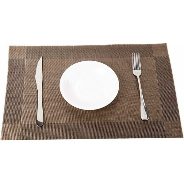 Tvättbara bordstabletter PVC bordstabletter , rektangulärt bordstablett papper Ej