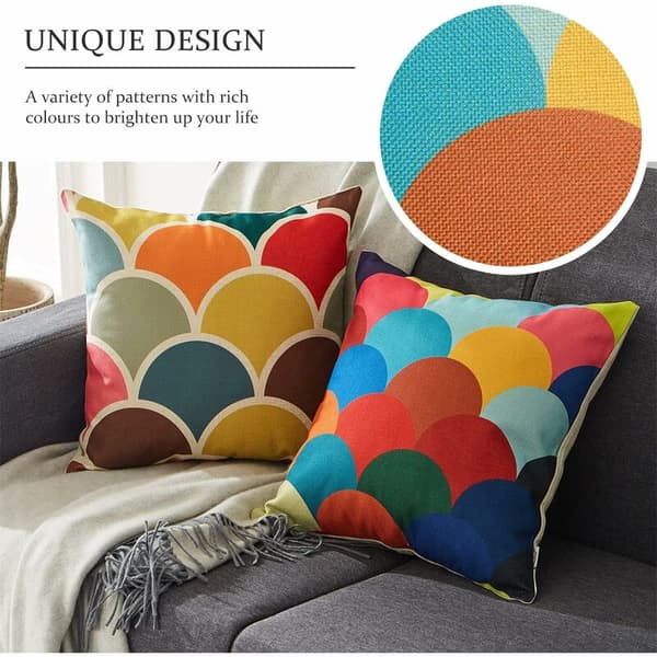 Kuddfodral 45x45 cm Soffa Utomhus Trädgårdsmöbler Skandinavisk