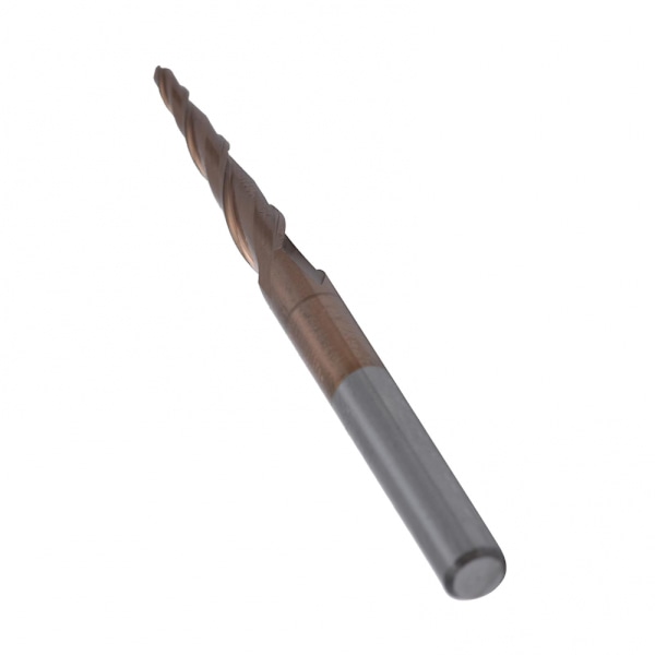 Koniska ändfräsar för träbearbetning Hög ytfinish och utmärkt spånavlägsnande R0.75x20.5 D4x50