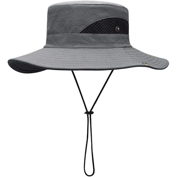 Solhatt, Fiskehatt Unisex Vuxen Bred Brätte Hatt Utomhus Safari Ca