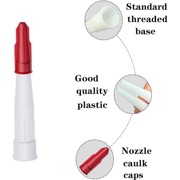 24-pack, delar fogtätning munstyckslock kit silikonersättning
