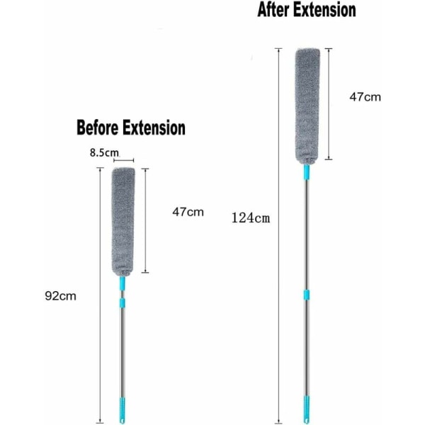 Dammsamlare Retractable Spreader Under Device Mikrofiber Damm