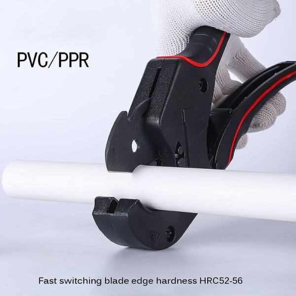 63mm PVC-kutter, rørkuttertang, PVC-rørkutter, rørreparasjon til