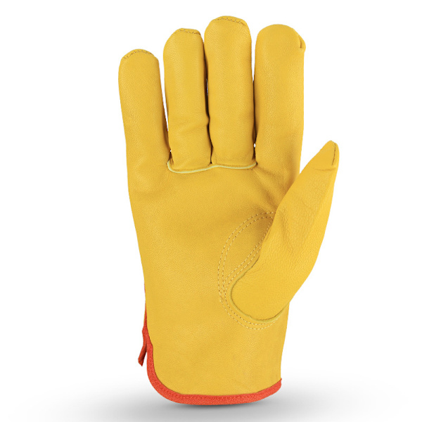 Havearbejde Handsker Heavy Duty Ko Læder Torn Proof Arbejde Handsker Lugning: elastisk.