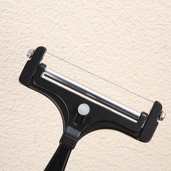 Ostehøvl, Osteskærer, Osteskærer med variabel skæretykkelse, Aluminiumlegering til ost og smør, Rullehøvl, 14,6 * 11,8 cm, Bl