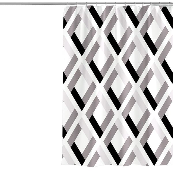 1 st duschdraperi 150(bredd)x200(höjd)cm mögelbeständig polyester