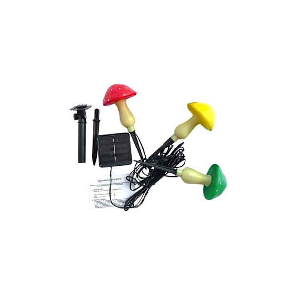 Solcelledrevne sopplysslyss automatisk belysning 8 moduser varm hvit
