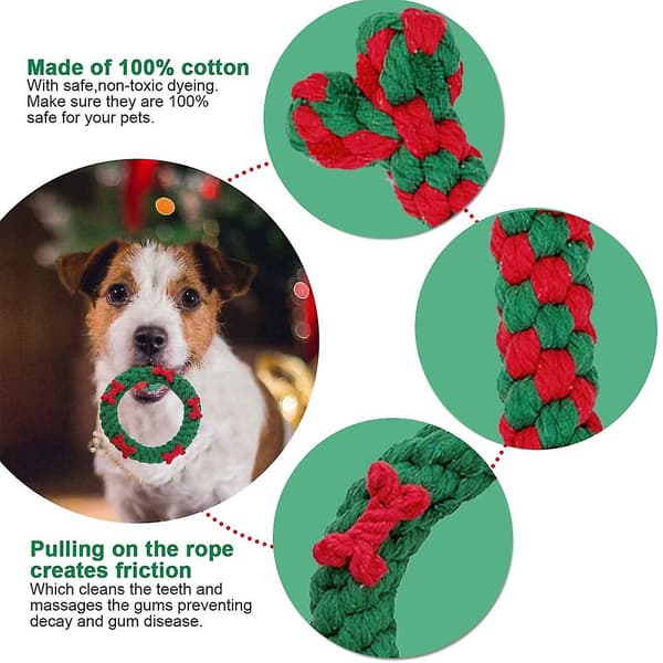 Festive julehundeleke: Perfekt for tannfelling og trening