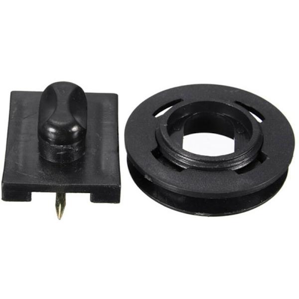 10 stk. Bilmattefeste Antiskli Vrid Plastklips Feste Bl