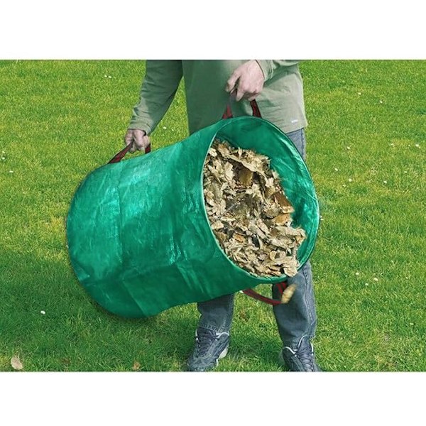 Trädgårdspåsar, 3-pack, 160L, robusta trädgårdspåsar, trädgårdsavfallspåsar, PP-avfallspåse, robust, 3-pack
