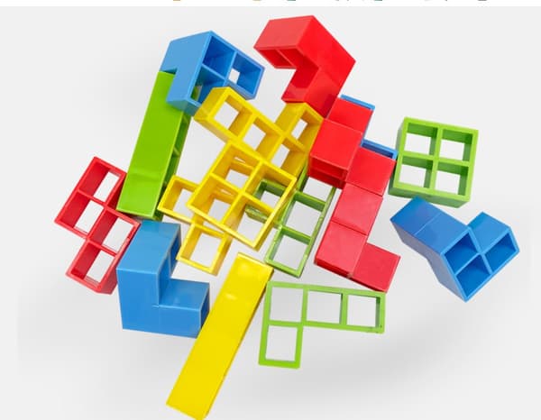 48 stk. spil Balance Stabling Team Building Blocks Brætspil til